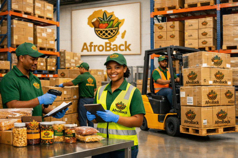 afroback warehouse storage facility