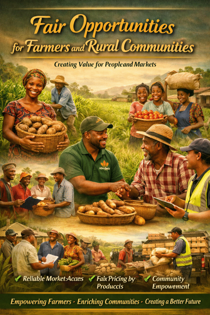 fair opportunities for farmers and rural communities